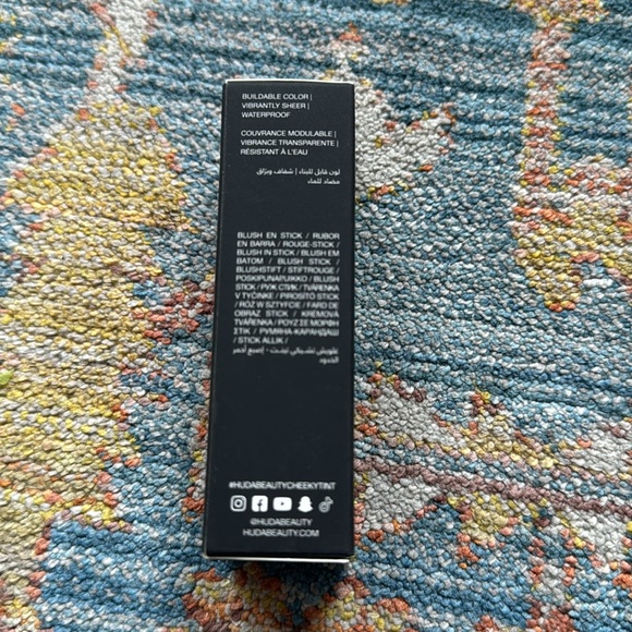 HUDA BEAUTY Cheeky Tint Cream Blush Stick in Perky Peach - Picture 4 of 6